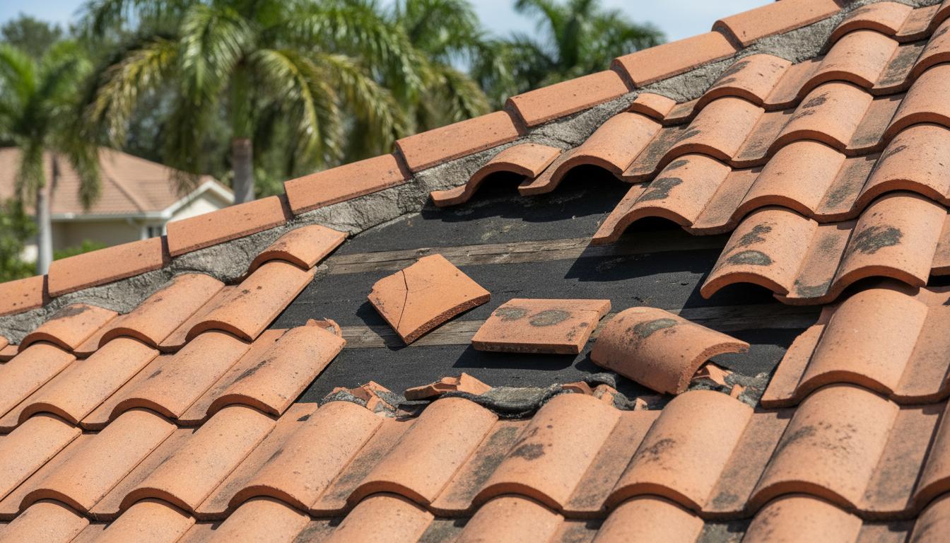 Tile roof leak detection Naples FL